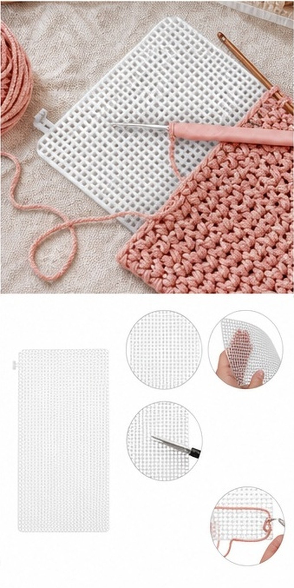Embroidery Bag - 6 قطع من ألواح النسيج البلاستيكية