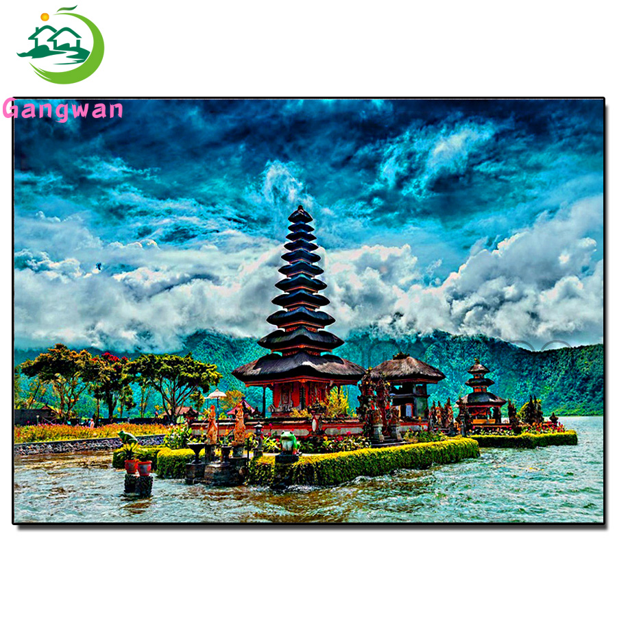طقم رسم ماسي 5D مصنوع يدويًا ، - مراجعة Embroidery Bali وسعره